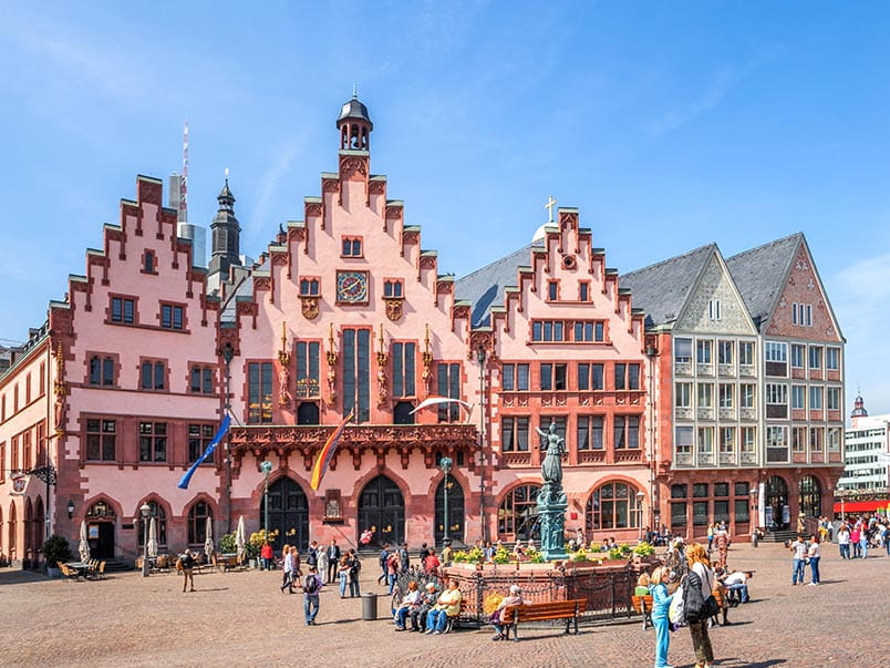 Römerberg in Frankfurt, Germany